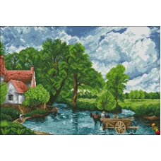 ФПК-2106 Сельская весна. Схема для вышивки бисером Феникс