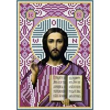 А5-И-105 Иисус Христос (Фиолетовый). Схема для вышивки бисером ТМ Acorns