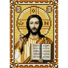 А6-И-139 Иисус Христос (желтые). Схема для вышивки бисером ТМ Acorns