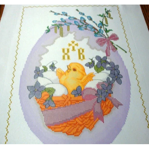 РП-002 Красуня. Пасхальный рушнык для вышивки.