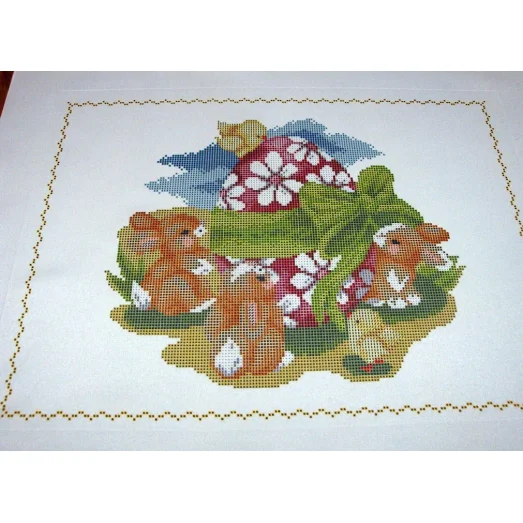 РП-003 Красуня. Пасхальный рушнык для вышивки.