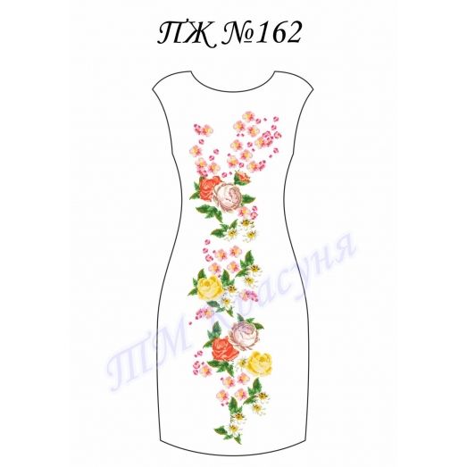ПЖ-162 Заготовка платья для вышивки ТМ Красуня