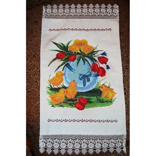 РП-014 Красуня. Пасхальный рушнык для вышивки.