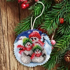 ИН_043 Пошитая ёлочная игрушка для вышивки. ТМ Virena