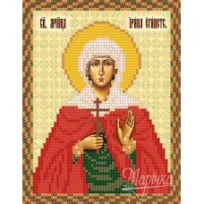 РИП-5120 Св. Мч. Ирина Египетская. Схема для вышивки бисером ТМ Маричка