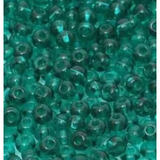 60210 Бисер Preciosa огонек изумрудный прозрачный
