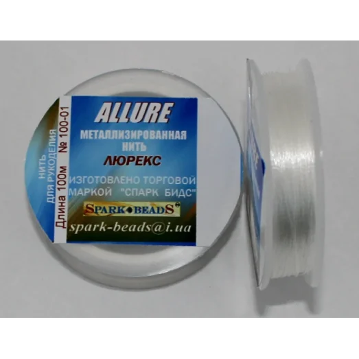 Люрекс Адель 100-01 белый 100 м