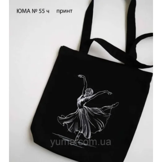 ЮМА-СК-55Ч Пошитая сумка под вышивку бисером ТМ ЮМА