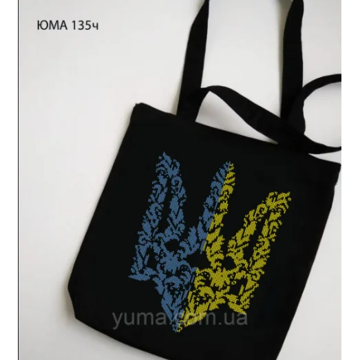 ЮМА-СК-135Ч Пошитая сумка под вышивку бисером ТМ ЮМА