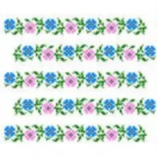 К-284 Разноцвет. Водорастворимый флизелин для вышивки Confetti