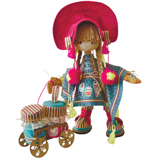 К1024 Финская девочка. Набор для изготовления игрушки Новая Слобода