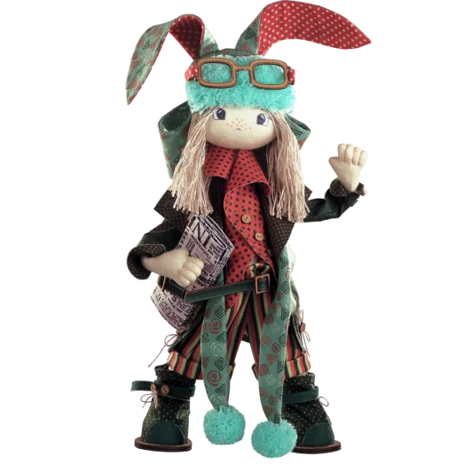 К1032 Заяц папа. Набор для изготовления игрушки Новая Слобода