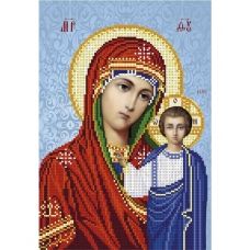 А4-И-443 Казанская богородица (частичная). Схема для вышивки бисером ТМ Acorns