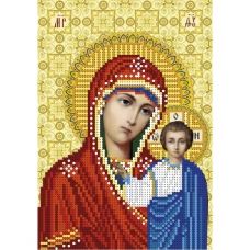 А5-И-396 Казанская богородица (частичная). Схема для вышивки бисером ТМ Acorns