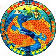 КБЗ-4008 Рыбы. Схема для вышивки бисером. Каролинка ТМ