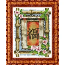 КБЗ-4019 Иероглиф Счастье. Схема для вышивки бисером. Каролинка ТМ