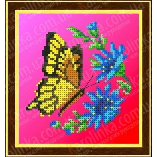КББ-5001 Бабочка. Схема для вышивки бисером. Каролинка ТМ