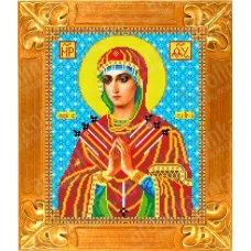 КБИ-3018 Икона Б. М. Семистрельная. Схема для вышивки бисером. Каролинка ТМ