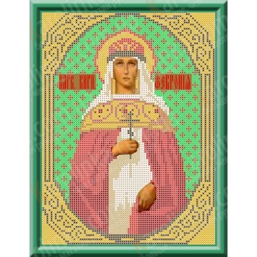 КБИ-4004 Благоверная Княгиня Феврония. Схема для вышивки бисером. Каролинка ТМ
