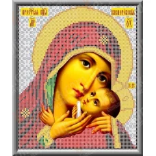 КБИ-4017 Чудотворная Икона Богородицы Касперовская. Схема для вышивки бисером. Каролинка ТМ