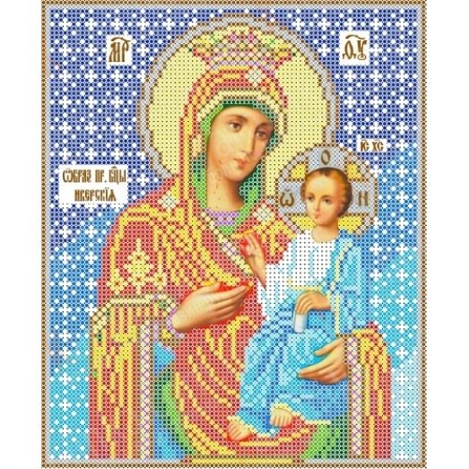 КБИ-4022 Икона Божией Матери Иверская. Схема для вышивки бисером. Каролинка ТМ