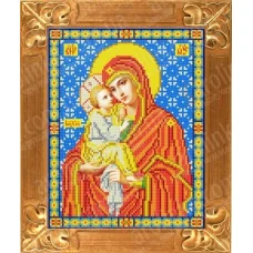 КБИ-4047 Почаевская икона Божией Матери. Схема для вышивки бисером. Каролинка ТМ