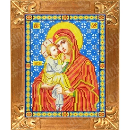 КБИ-4047 Почаевская икона Божией Матери. Схема для вышивки бисером. Каролинка ТМ