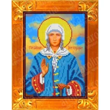КБИ-4062 Св. Муч. Ксения Петербуржская. Схема для вышивки бисером. Каролинка ТМ
