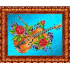 КБЛ-3017 Скрипка. Схема для вышивки бисером. Каролинка ТМ