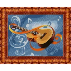 КБЛ-3019 Гитара. Схема для вышивки бисером. Каролинка ТМ