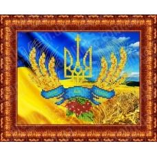 КБЛ-4014 Герб Украины. Схема для вышивки бисером. Каролинка ТМ