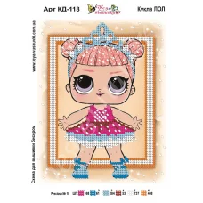 КД-118 Кукла Лол. Схема для вышивки бисером Фея Вышивки