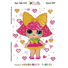 КД-143 Кукла Лол. Схема для вышивки бисером Фея Вышивки