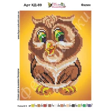 КД-089 Филин. Схема для вышивки бисером Фея Вышивки