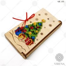 КДГ_021 Коробочка-конверт На новогодние мандарины под вышивку ТМ Virena
