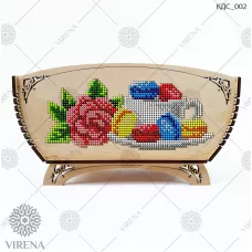 КДС_002 Корзинка для сладостей под вышивку бисером ТМ Virena