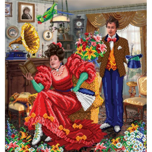 БИС-5213 Хочу жениться. Схема для вышивки бисером Арт Лар