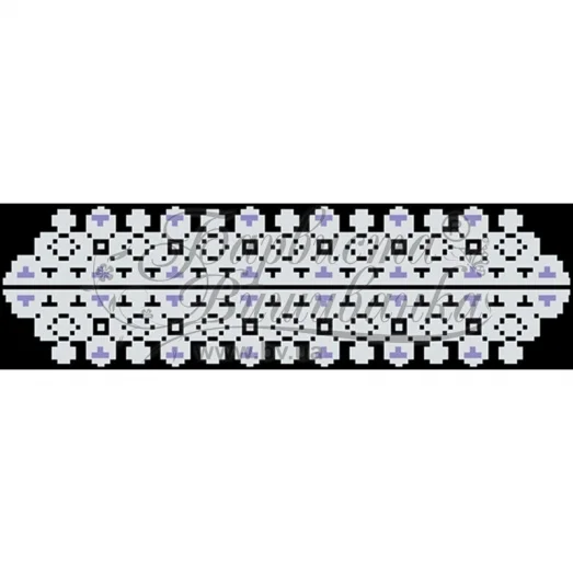 КЛдЧ-058 Бисерная заготовка клатч черный. Барвыста Вышиванка