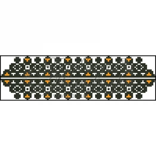 КЛ-058 Бисерная заготовка клатч белый. Барвыста Вышиванка