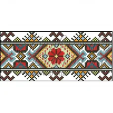 КЛ-059 Бисерная заготовка клатч белый. Барвыста Вышиванка