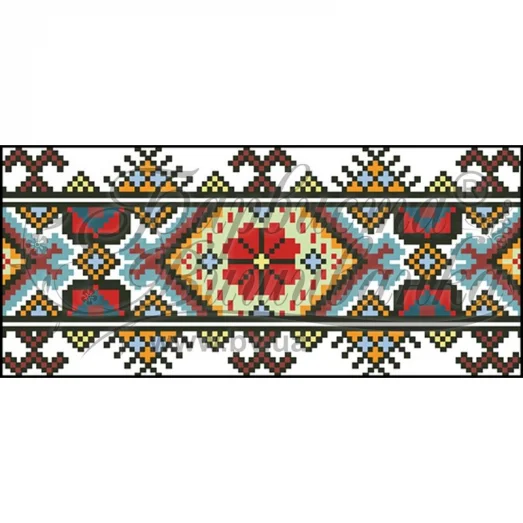 КЛ-059 Бисерная заготовка клатч белый. Барвыста Вышиванка