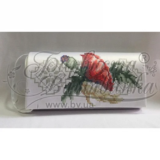 КЛ-086 Бисерная заготовка клатч белый. Барвыста Вышиванка