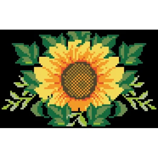 КЛдЧ-012 Бисерная заготовка клатч черный. Барвыста Вышиванка