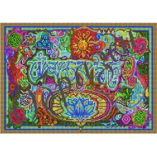 КМР-3109 Янтра " Ом Мани Падме Хум". Схема для вышивки бисером Краина Моих Мрий