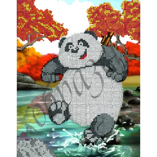 КМР-4062 Панда. Схема для вышивки бисером Краина Моих Мрий