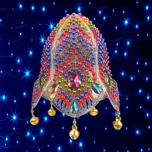 KOL-005 Перо Жар-птицы. Счастье. Набор для вышивки бисером на пластиковой основе ТМ Вдохновение