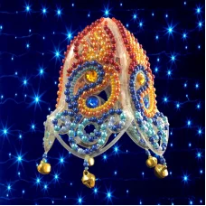 KOL-009 Огонь-вода, инь-янь. Гармония. Набор для вышивки бисером на пластиковой основе ТМ Вдохновение