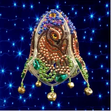 KOL-012 Сова. Мудрость. Набор для вышивки бисером на пластиковой основе ТМ Вдохновение