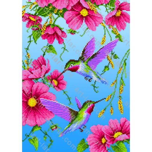 БИС-9319 Колибри. Схема для вышивки бисером Арт Лар