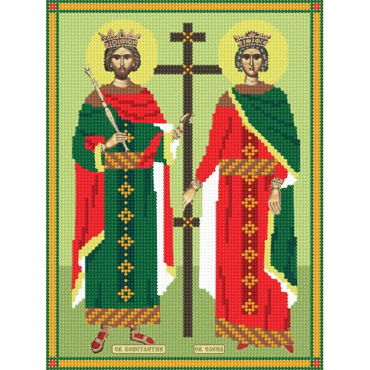 297а Константин и Елена. Схема для вышивки бисером СвитАрт